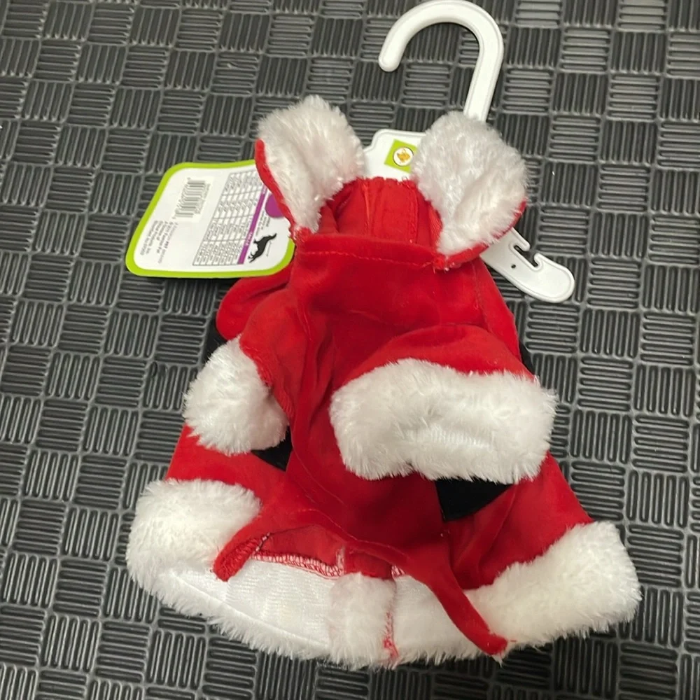 Lookin good santa dog outfit size XS